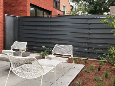 Woven Fence and Garden Gates, Denver CO, 2018 (Designed by Christian Buttler and Rebecca Peebles)