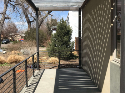 Pergola with Railing, Private Residence, Denver CO, 2018 (Designed by Connor Howley)