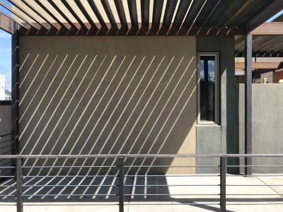 Pergola with Railing, Private Residence, Denver CO, 2018 (Designed by Connor Howley)