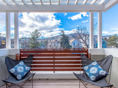 Railings and Sign, Washington Village, Boulder CO, 2018 (Working for Morgan Briskey, Elemental Design, http://briskey.com/)
