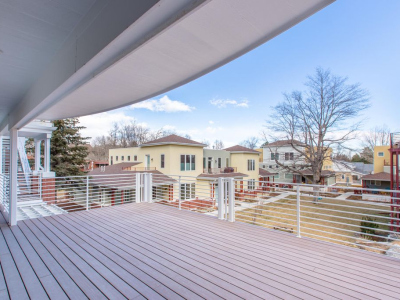 Railings and Sign, Washington Village, Boulder CO, 2018 (Working for Morgan Briskey, Elemental Design, http://briskey.com/)