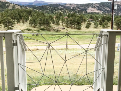 Custom Porch Gate, Personal Residence, Florissant, CO 2020