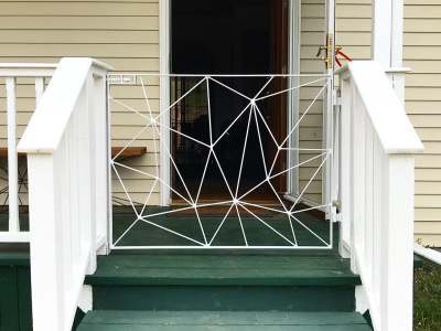 Custom Porch Gate, Personal Residence, Florissant, CO 2020