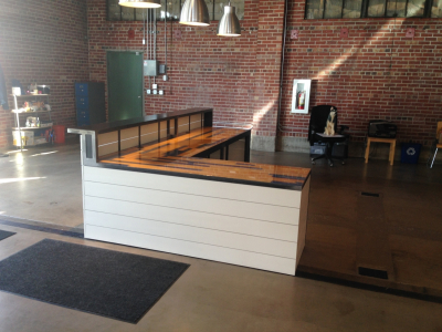 Reception Desk, Lawgical Reception Desk, Denver, 2015