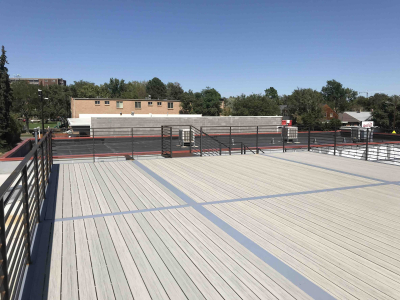 Custom Stairs and Roof Deck, Space Annex Gallery, Denver, 2019