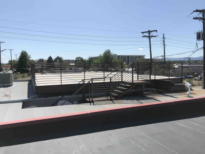 Custom Stairs and Roof Deck, Space Annex Gallery, Denver, 2019