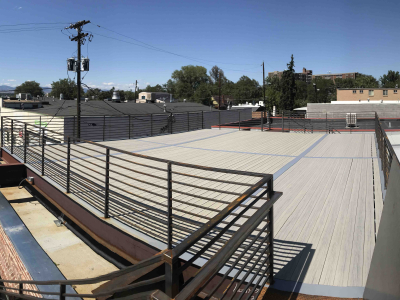Custom Stairs and Roof Deck, Space Annex Gallery, Denver, 2019