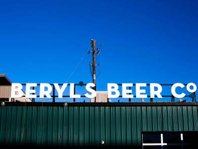 Rooftop Sign, Beryl's Beer Co. Denver CO, 2015