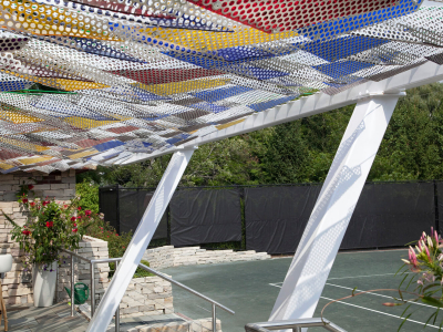 Residential Shade Structure, Bloomfield Hills MI, 2012