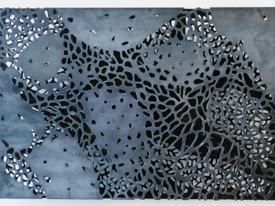Infinite Pattern Panel Number Four, Steel, 24"x36", Denver CO, 2015