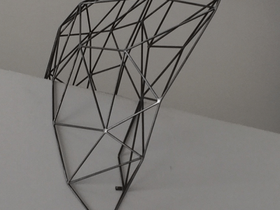 Fin, Steel, 30"x30"x10", Denver CO, 2016