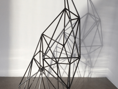 Stella's Tail, Steel, 15"x15"x24", Denver CO, 2016