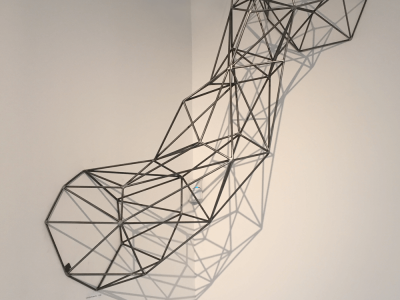 Corner Arch Number One, Steel, 30"x30"x40", Denver CO, 2015