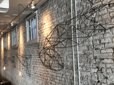 Gozo Restaurant Installation, Steel, N/A, Denver CO, 2016