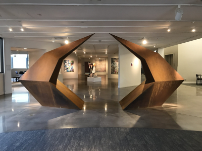 "Point Gate", Cor-ten Steel, 18.5'x19.5'x4', Arvada Center, CO 2019