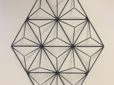 Seed & Smith Wall Piece, Steel, 60"x40"x8", Denver CO, 2016